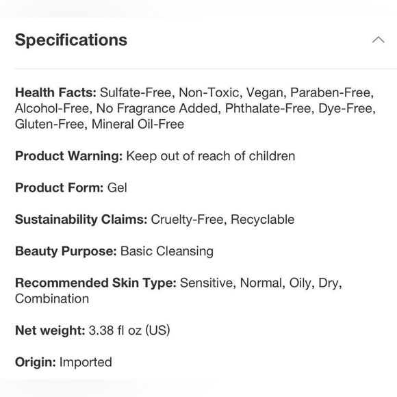 Peach and Lilly hydrating gel cleanser - Picture 11 of 11